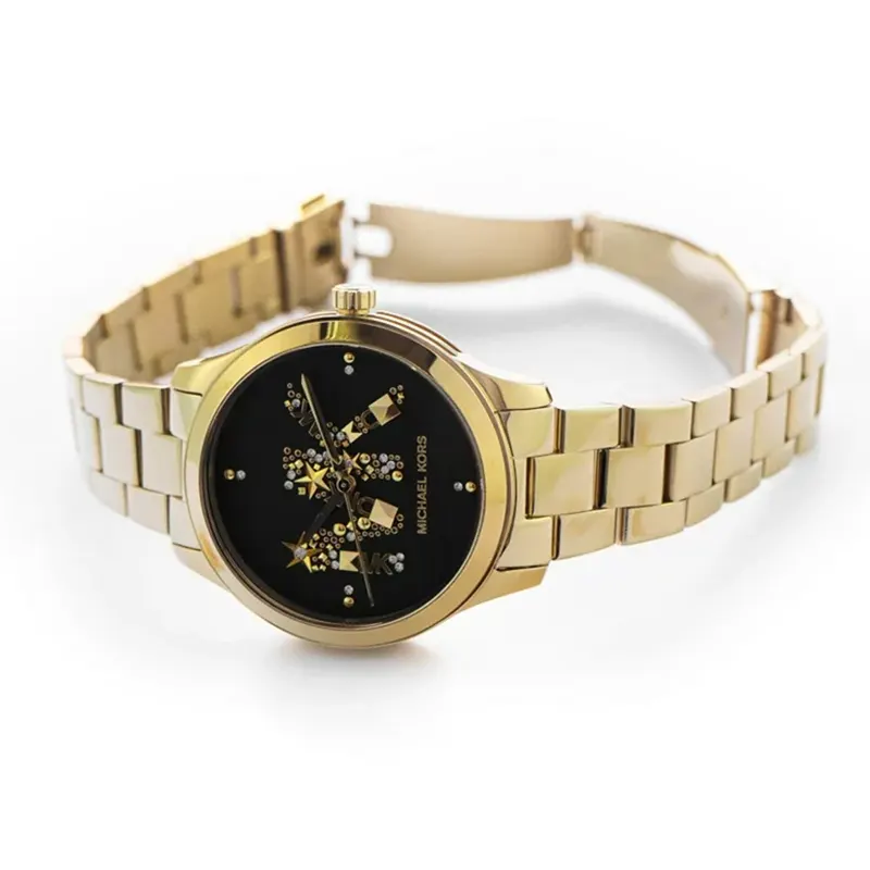 Michael Kors Runway Gold-tone Ladies Watch- MK6682